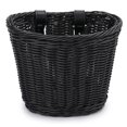 thumbnail image 1 of Bike Basket Rattan Wicker Bicycle Storage Front Basket Bell Tassel Sticker Bicycle Carry Bag Bicycle Basket Cycling Accessories qym unisex, 1 of 2