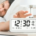 thumbnail image 4 of sruoe Alarm Clock, Digital Clocks, Clock Alarm Bedside, Clock Alarm Radio, Clock Alarm Digitalalarm, Mirror Digital Clock, Heavy Sleepers Alarm Clock, Plastic, 4 of 4