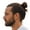 Brown, variant on Men's Hair Ties Size Medium 8-Pack Bun Ponytail Holders Thick Hair Soft & Strong Super Strechy Made in the USA Black