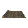 thumbnail image 2 of Ahgly Company Indoor Square Abstract Brown Contemporary Area Rugs, 5' Square, 2 of 4