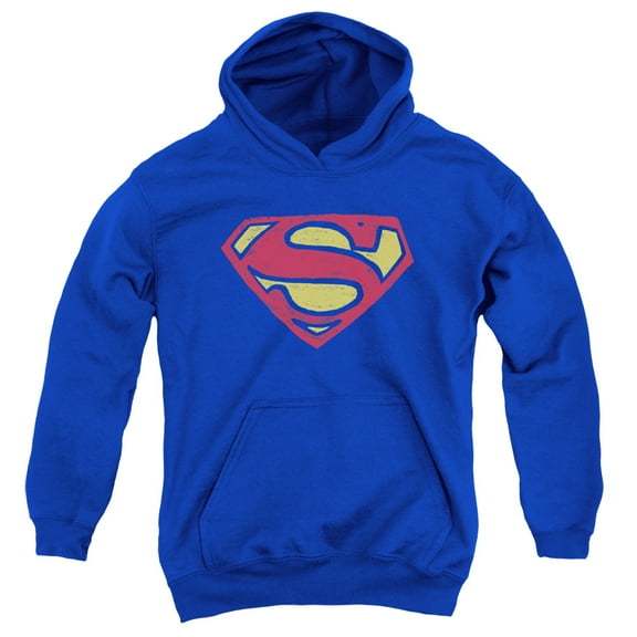 Superman - Super Rough - Youth Hooded Sweatshirt - X-Large