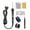 Black Set, variant on LCD Digital Adjustable Temperature , Soldering Iron Electric Welding Tools ,Solder Wire Tweezers Hand