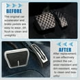 thumbnail image 3 of Unique Bargains 3 Pcs Accelerator Pedal and Brake Pedal Cover Set for BMW X3 X4 X5 X6 2 3 4 5 6 7 Series Metal Rubber, 3 of 7