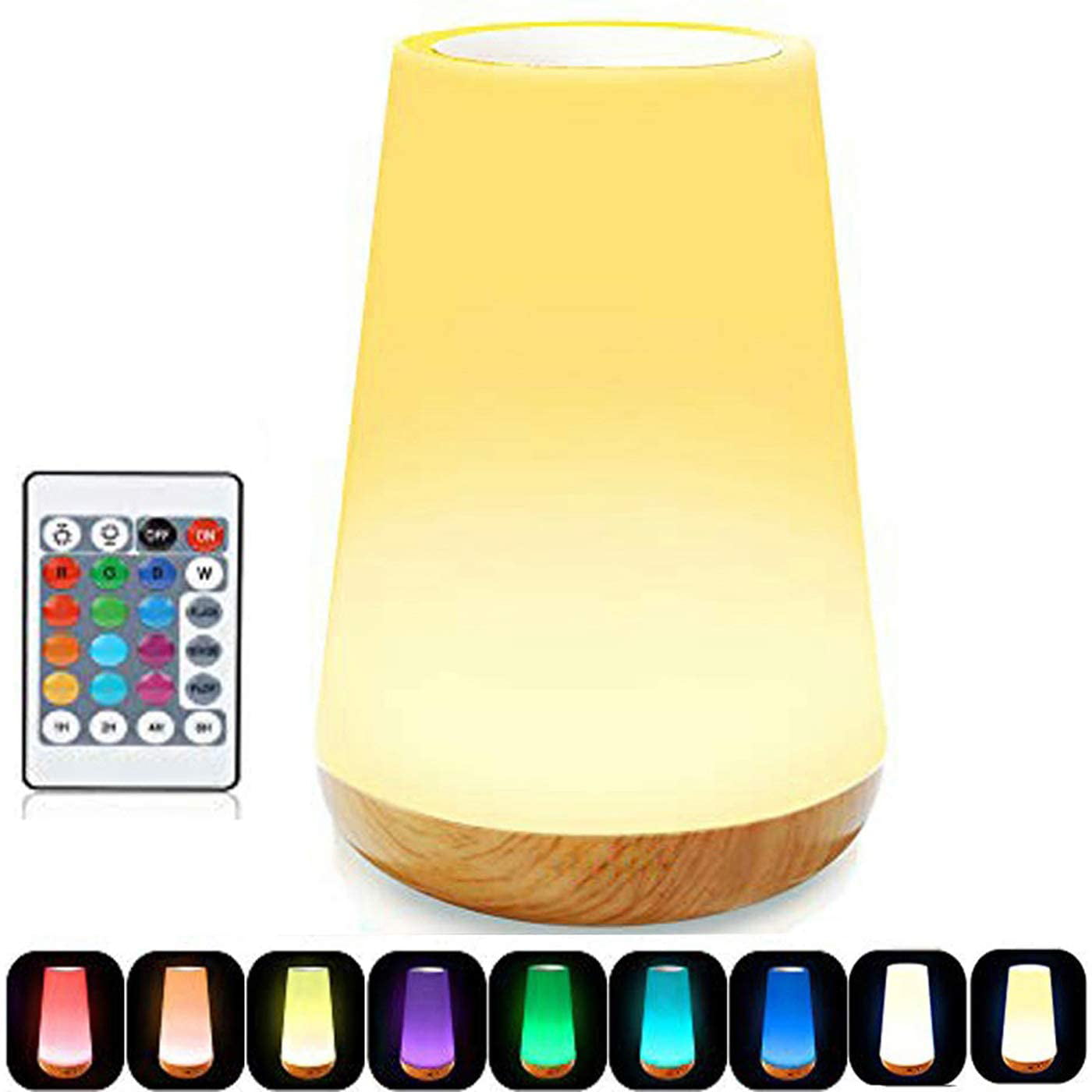 USB Rechargeable Touch Control Bedside Lights for Baby Adults Nursery Bedroom GUO LED Soft Multicolor Silicone Cat Lamp Night Light for Kids Warm White &7-Color Fairy Lights 