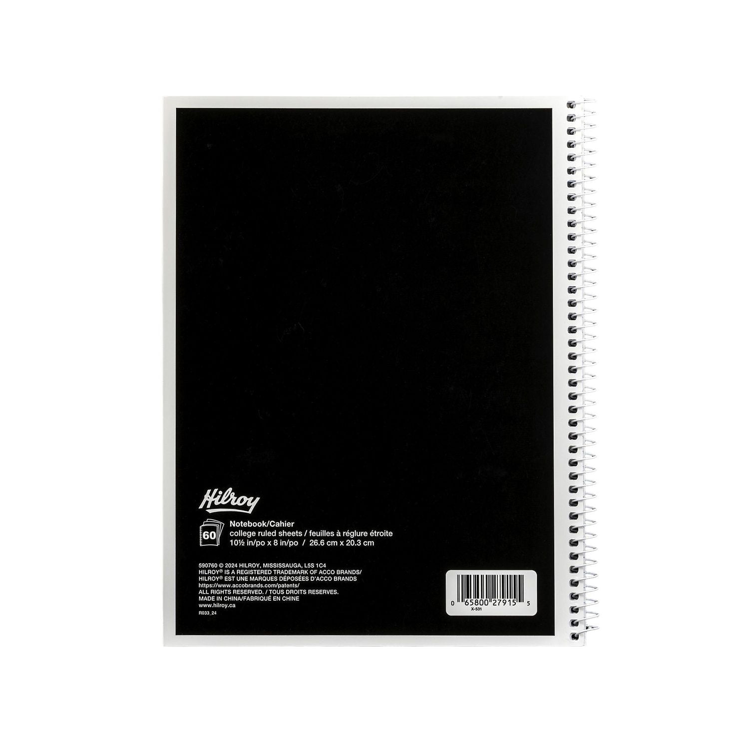 Hilroy® Core+ 120 page 1 subject Notebook