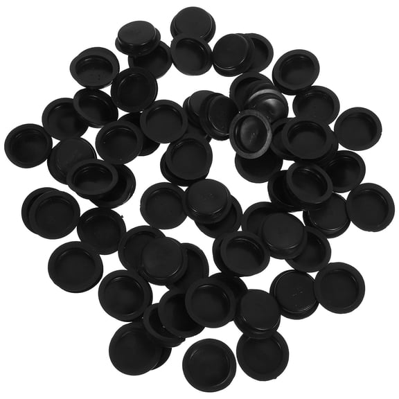 OUNONA 50 Pcs Reusable Piggy Bank for Adults Kids Storage Plug Black