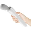 cotsoco Handheld Massage Vibration, Portable 5 Speeds Deep Tissue Personal Wand Massager, Gifts for Men Women, White