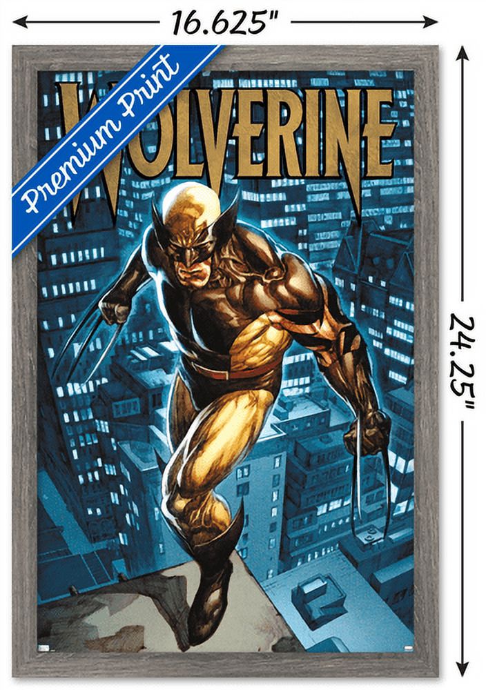 Marvel Comics - Wolverine - Dark Wolverine #77 Wall Poster, 14.725" x 22.375", Framed