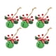thumbnail image 3 of 5 campanas de Navidad, decoración navideña, bonitas hechas a mano con recorte de estrella, campanas de Metal navideñas para puerta, porche, ventana, Verde 3cm Macarena Colgante colgante, 3 of 8