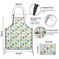 thumbnail image 3 of Christmas Adjustable Waterproof Apron for Adults 33x27 Inch – Cooking Apron with 2 Large Pockets, Durable Polyester Bib for Kitchen, Baking, BBQ, and Home Use, 3 of 6