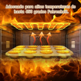 thumbnail image 3 of uego de 2 moldes para cupcakes Xtellar negro antiadherentes con 24 cavidades y guantes, 3 of 3
