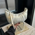 thumbnail image 2 of IELGY Korean version of fashionable dumpling bag, trendy versatile single shoulder simple casual armpit bag, 2 of 2