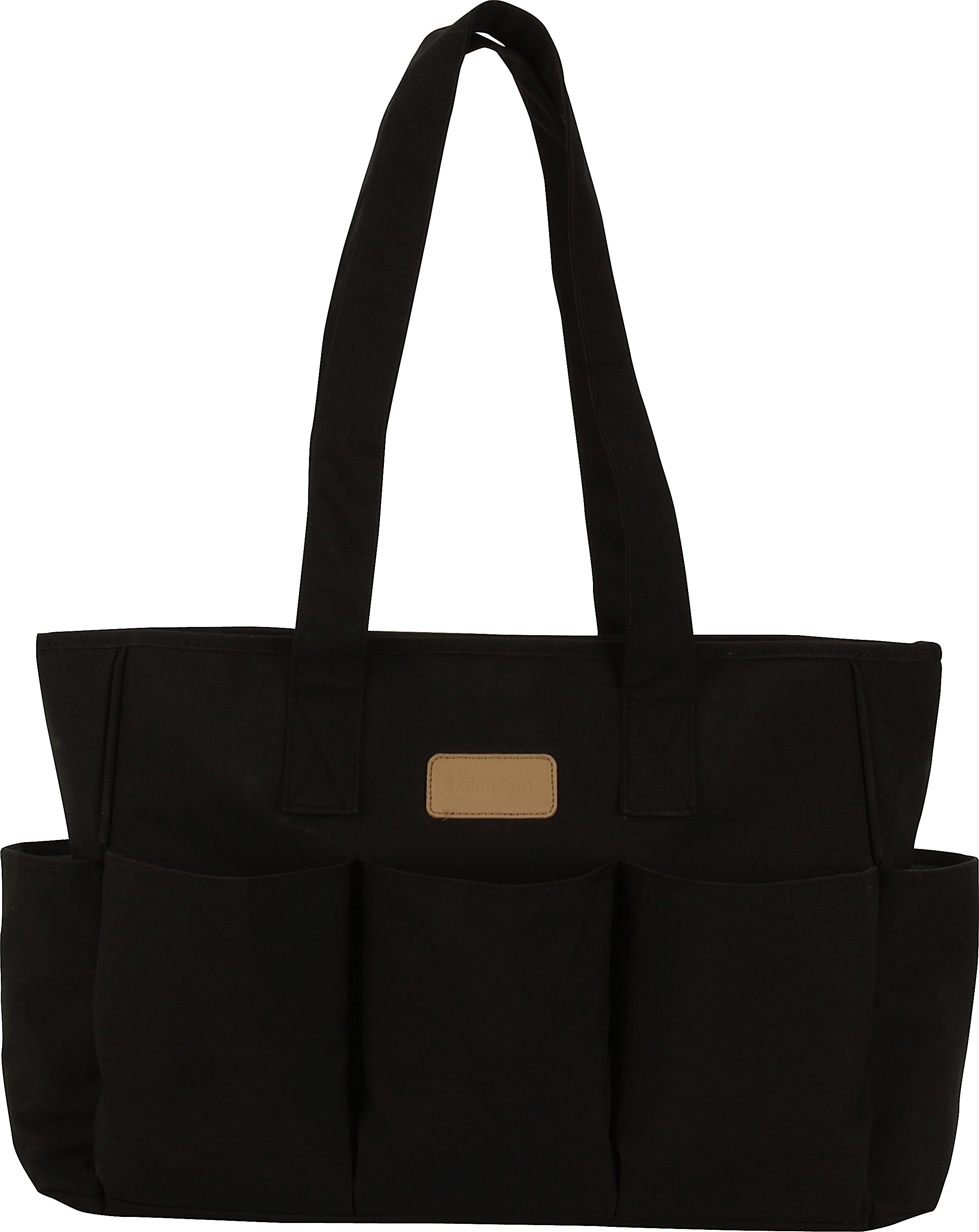 Nola Tote Diaper Bag in Black