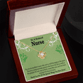 thumbnail image 6 of Retired Nurse Thank You Healthcare Medical Worker Nurse Appreciation Infinity Knot Necklace Message Card, 6 of 17