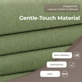 thumbnail image 5 of AFO Mid-Century Modern Fabric Upholstered Accent Chair with Removable Pillow for Living Room, Bedroom, Apartment, Green, 5 of 6