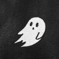 thumbnail image 2 of Dalix Ghost Embroidered Fleece Zip Washed Hoodie Cold Fall Winter Women in Black XS X-Small, 2 of 5