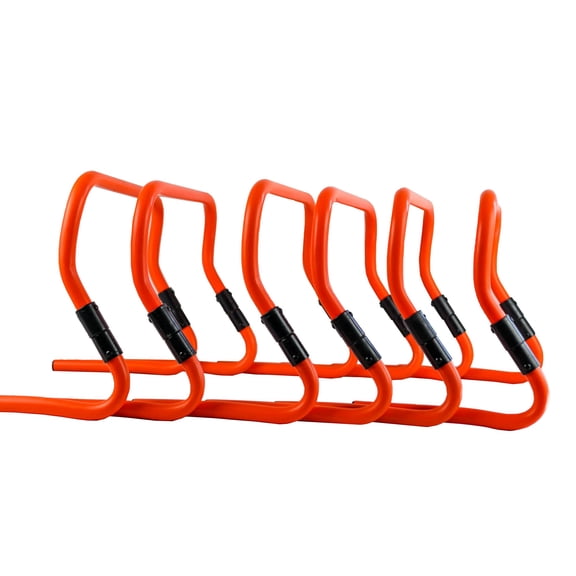 Cannon Sports Flexi Hurdle Set in Orange for Speed and Agility
