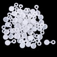 thumbnail image 2 of 50 Pcs White Screw Caps Diameter Screw Covers for, 2 of 8