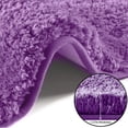 thumbnail image 2 of Bath Contour Rugs for Bathroom Non Slip, Microfiber Washable Large Bathroom U Shape Toilet Rug, Absorbent Shaggy Shower Floor Mat, 20" X 24", 2 of 6