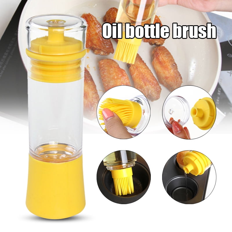 Details about   Silicone Oil Dispenser Bottle With Brush BBQ Cooking Bar Tools Kitchen V7G7 