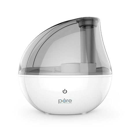 Pure Enrichment MistAire Silver Ultrasonic Cool Mist Humidifier - 1.5-Liter Water Tank, Whisper-Quiet