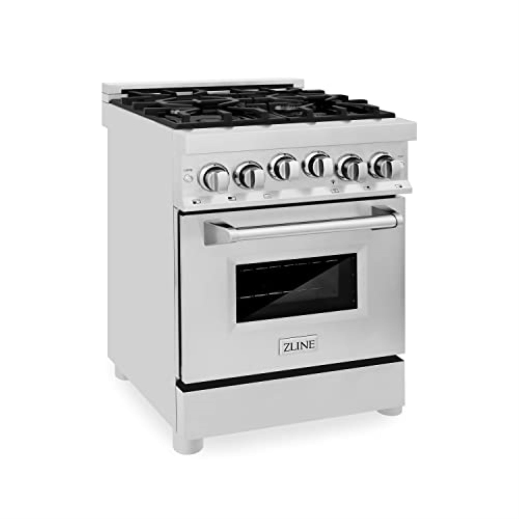 ZLINE 24 2.8 cu RG24 Range with Gas Stove and Gas Oven in Stainless Steel ft 