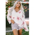 thumbnail image 4 of Redhotype Elegant Floral Knit Hoodie - Breathable, Stylish Comfort, 4 of 8