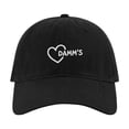 thumbnail image 4 of XIAOCHA Women's Embroidered Baseball Cap Adjustable Hat Band Outdoor Ball Hat,Black, 4 of 4