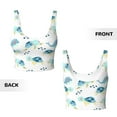 thumbnail image 5 of Lsque Sea Turtle Printed Women'S Sports Bra, Compression, Moisture Wicking, High-Impact Sports Bra For Women,Supportive sports bra-Large, 5 of 9