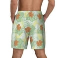 thumbnail image 4 of Balery Tropical Flowers Mens Swim Trunks Swim Shorts for Men Quick Dry Inseam Beach Shorts with Compression Liner Pocket-Medium, 4 of 9
