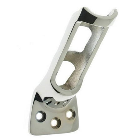 Chrome Flagpole Holder - idh by st. simons 18052-026 solid brass flag pole holder for diameter pole, polished chrome - 1 in.