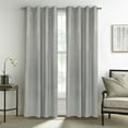 thumbnail image 2 of Loft Living Bonsai Room Darkening Grommet Indoor Curtain 52 x 84 in Grey, 2 of 7