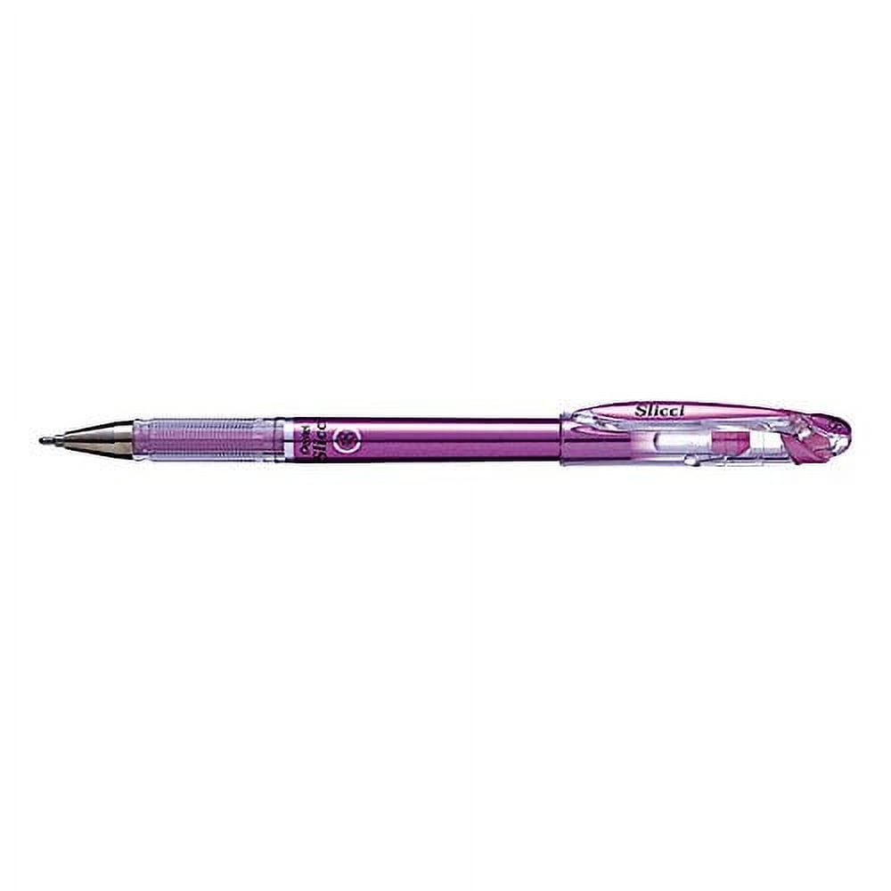 Pentel Slicci Extra Fine Metallic Gel Pens Assorted Pack Of 3 [pack Of 2]  99030-pk2 : Target