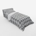 thumbnail image 3 of Ambesonne Floral Bedding Set 4 Pcs, Detailed Aster Flowers, Queen, Charcoal Grey and White, 3 of 3