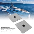 thumbnail image 4 of Base de Asiento de Bote, 2 Piezas Profesionales de Aleación de Aluminio Liviano Placa Base de Asiento Alta para Accesorios Para Botes, 4 of 7
