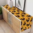 thumbnail image 4 of Halloween Table Runner - 72 Inch Long, Kitchen Dining Table Runner Dresser Scarves, Orange Farmhouse Crow Spooky Black Birds Farmhouse Decor for Coffee Tables Wedding Party Banquet, 4 of 8