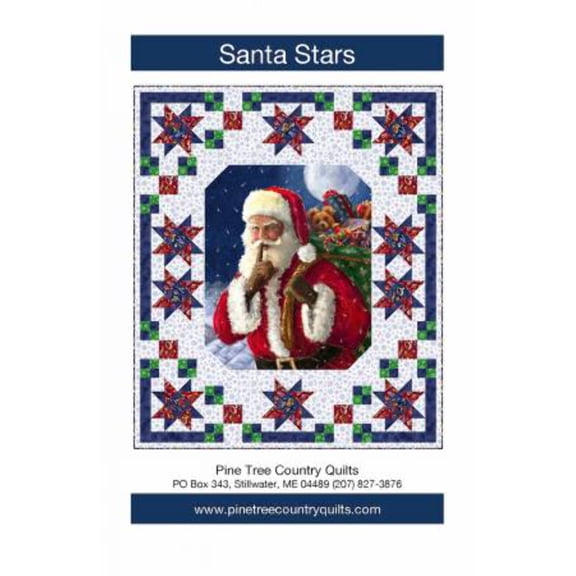Santa Stars Quilt Pattern