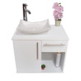 thumbnail image 2 of Gabinete para baño DECOMOBIL con Puerta y Cajón con Lavabo y Monomando blanco, 2 of 4