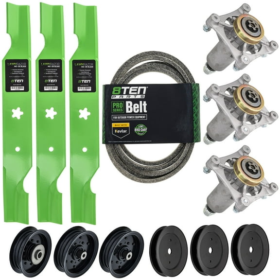 8TEN Blade Spindle Belt Idler Pulley Kit for Ariens 21546238 54-inch MK1009874