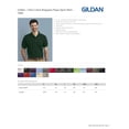 thumbnail image 2 of Gildan 3800 Men's Pique Polo Shirt - Military Green - Small, 2 of 2