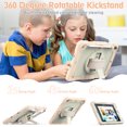 thumbnail image 3 of [Full-Body] Shock-Proof Case for Kids with [Screen Protector] [406 Rotating Hand Strap] &Stand [Pen Holder] for iPad mini4/5 （Pink）, 3 of 4