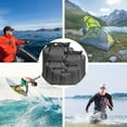 thumbnail image 5 of KAIYANG Bolsa de almacenamiento portátil impermeable para exteriores, 6 piezas, para hacer snorkel y rafting (verde militar), 5 of 5
