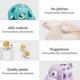 thumbnail image 3 of 2026 Baby Car Toys For 6 To 12 Months, Infant Soft Rubber Push And Go Vehicles, Toddler Rattle Roll Car Friction Powered Truck Toy, 3 of 5