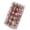 Rose Gold, variant on Visland 36Pcs 4cm Christmas Pendant with Hanging Hole Colorfast Unbreakable Xmas Ornament Accessory Hanging Christmas Tree Decoration Baubles for Party