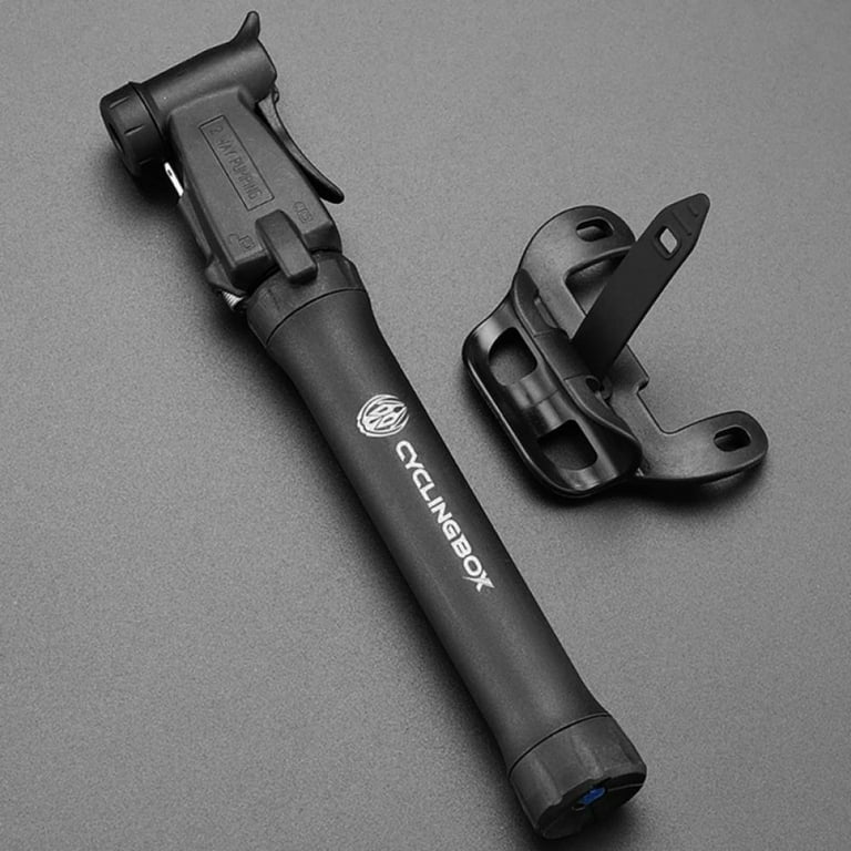 Mini Bike Pump Portable Bicycle Air Pump Accurate Inflation 80 PSI High Pressure for Road BMX Mountain