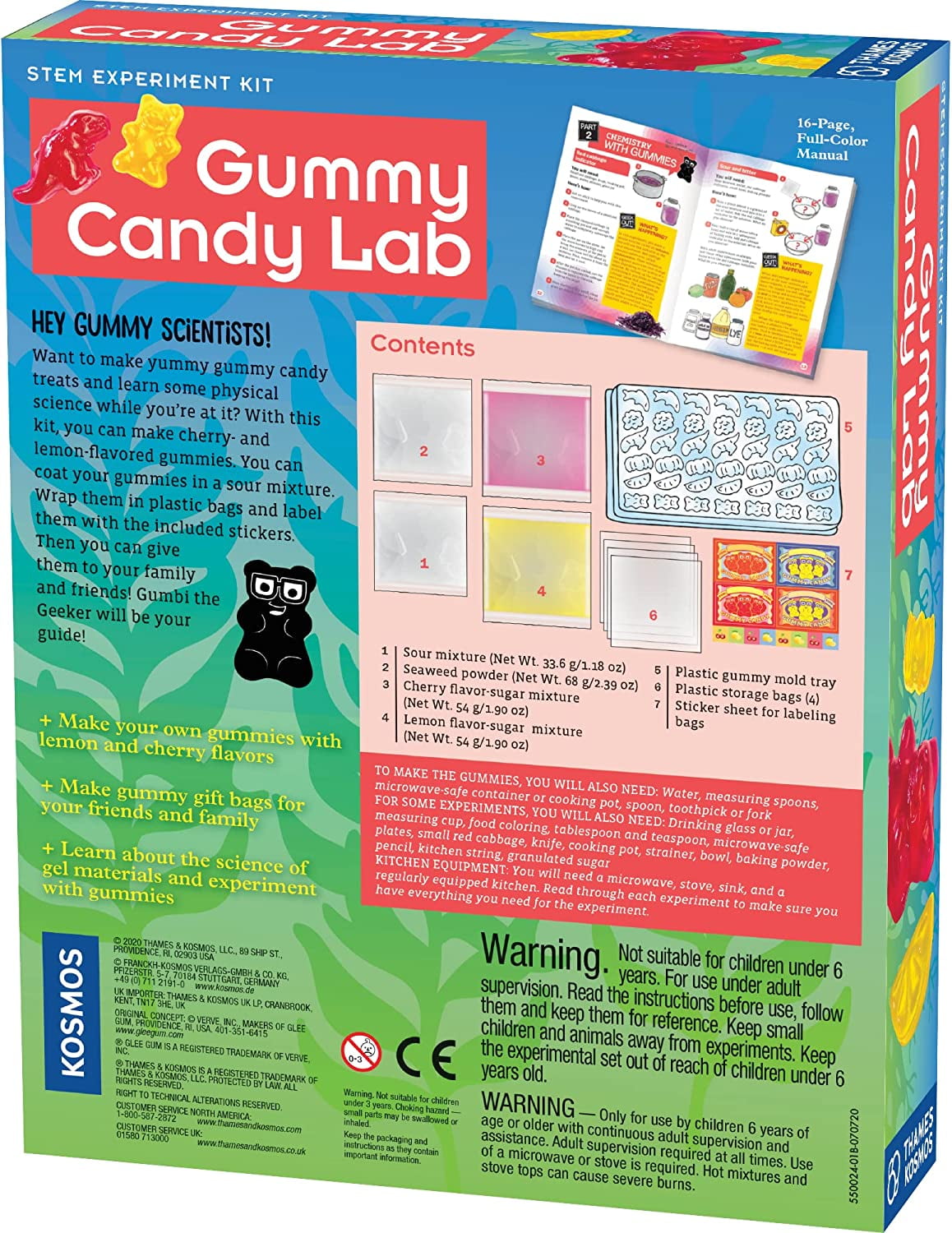 Thames & Kosmos Gummy Candy Lab with Glee Gum, 8.59 oz