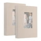 thumbnail image 1 of 2Pack Small Photo Album, 5x7 Linen Cover Picture Book Hold 52 Photos, Beige, 1 of 7