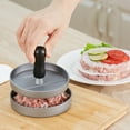 thumbnail image 6 of Naler Non-Stick Burger Press Aluminum Hamburger Patty Maker with 100 Wax Papers for BBQ Grill, 6 of 9