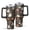 Autumn Halloween Scene-1, variant on Bat Silhouette Halloween Pattern Tumbler with Handle and Lid,40oz Double Wall Vacuum Insulated Tumbler,Cups Gift for Women and Men