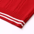 thumbnail image 4 of mgoYE Girls Boys Sweater Vest Cotton Kids Uniform Vest V-Neck Sleeveless Knit Pullover for Boy Girls Toddler(Red,10-11 Years), 4 of 9